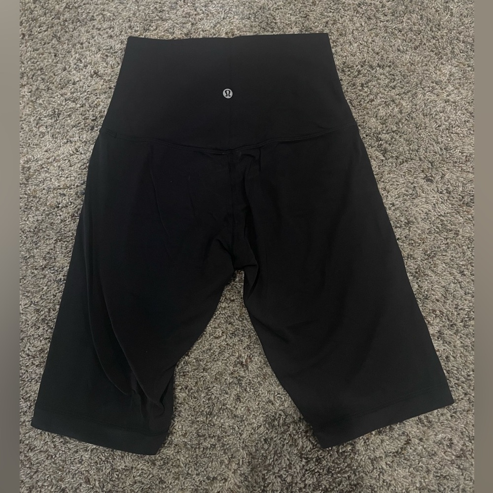 Black lulu lemon biker shorts